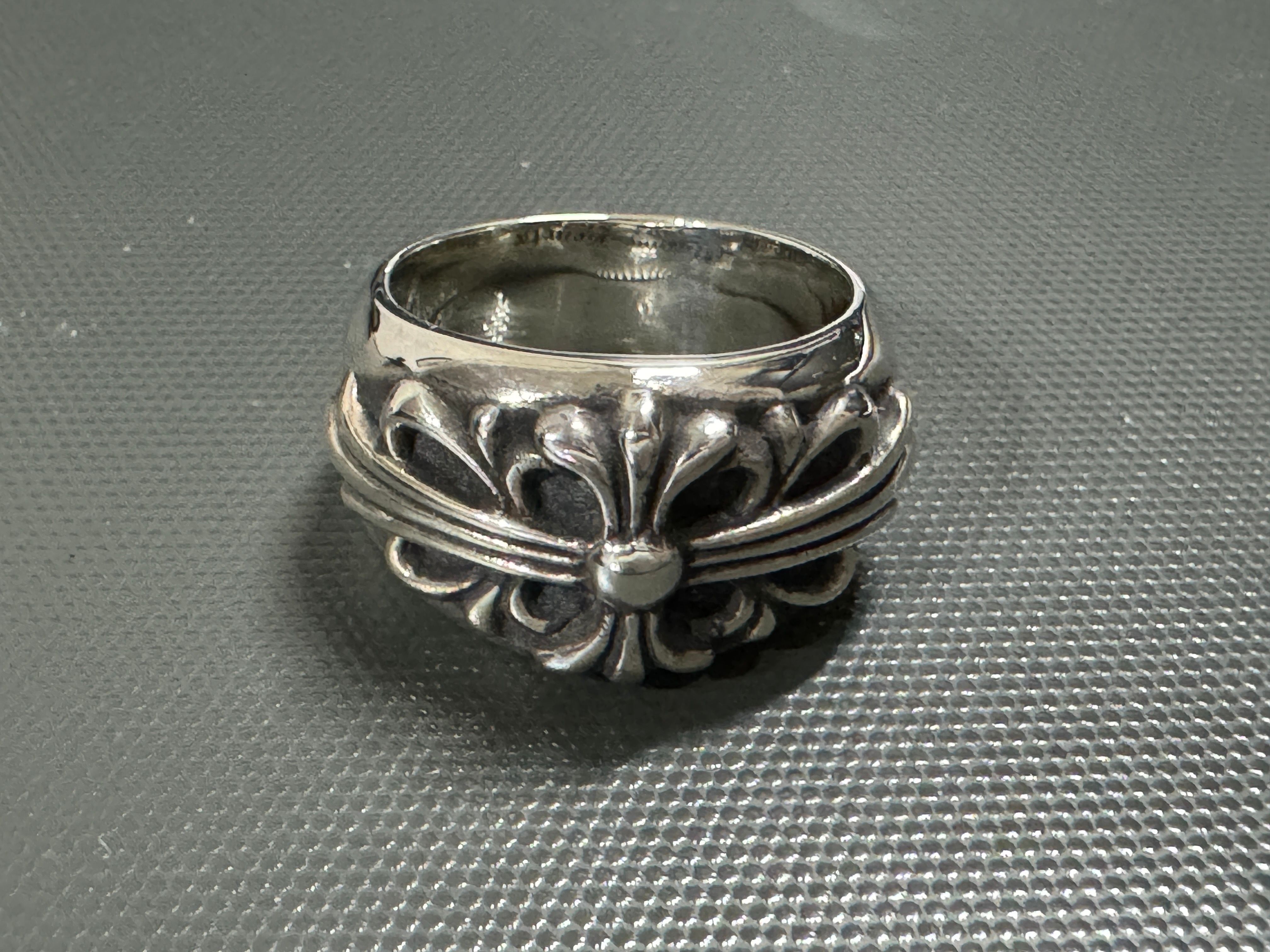 Chrome Hearts Floral Cross Ring "Silver"