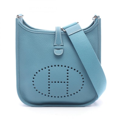 エルメス HERMES エヴリン23 ニューブルージーン ショルダーバッグ バッグ トリヨンクレマンス トリヨンクレマンス レディース ブルー系 【中古】
