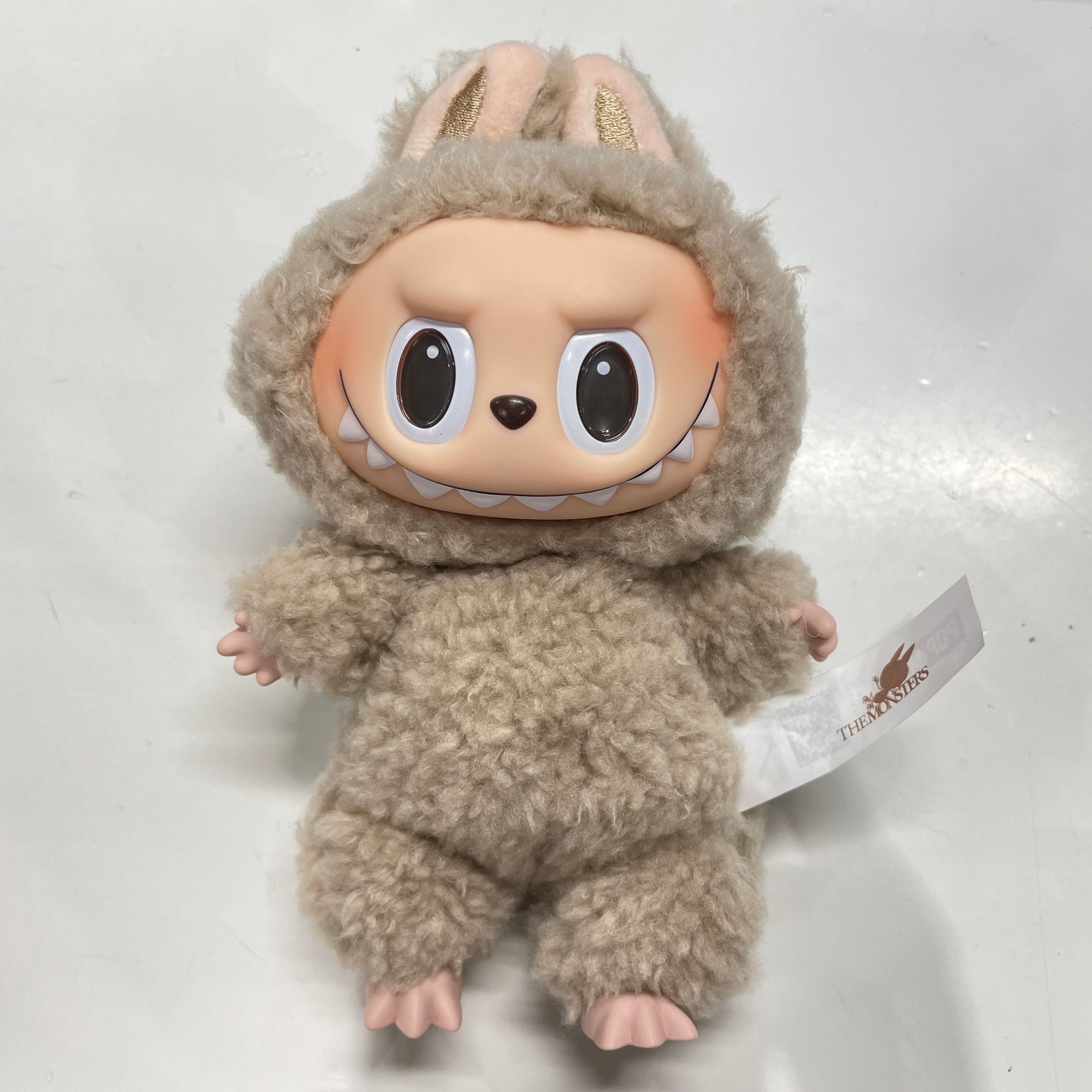 POP MART THE MONSTERS (LABUBU) Exciting Macaron Plush Series TOFFEE