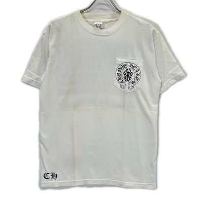 クロムハーツ 2212-304-0664 アメリカンフラッグ クルーネック ポケットTシャツ M