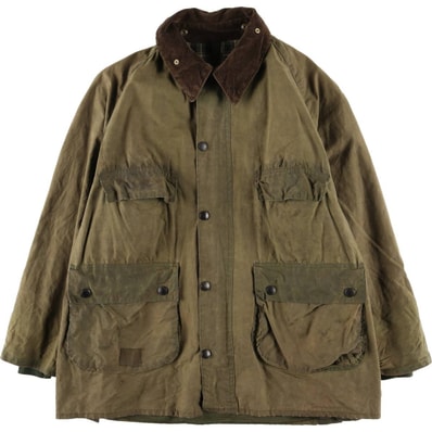 古着 80~90年代 バブアー Barbour BEDALE ビデイル 旧3ワラント ワックスコットン オイルドジャケット 英国製 メンズL相当 ヴィンテージ/eaa604811