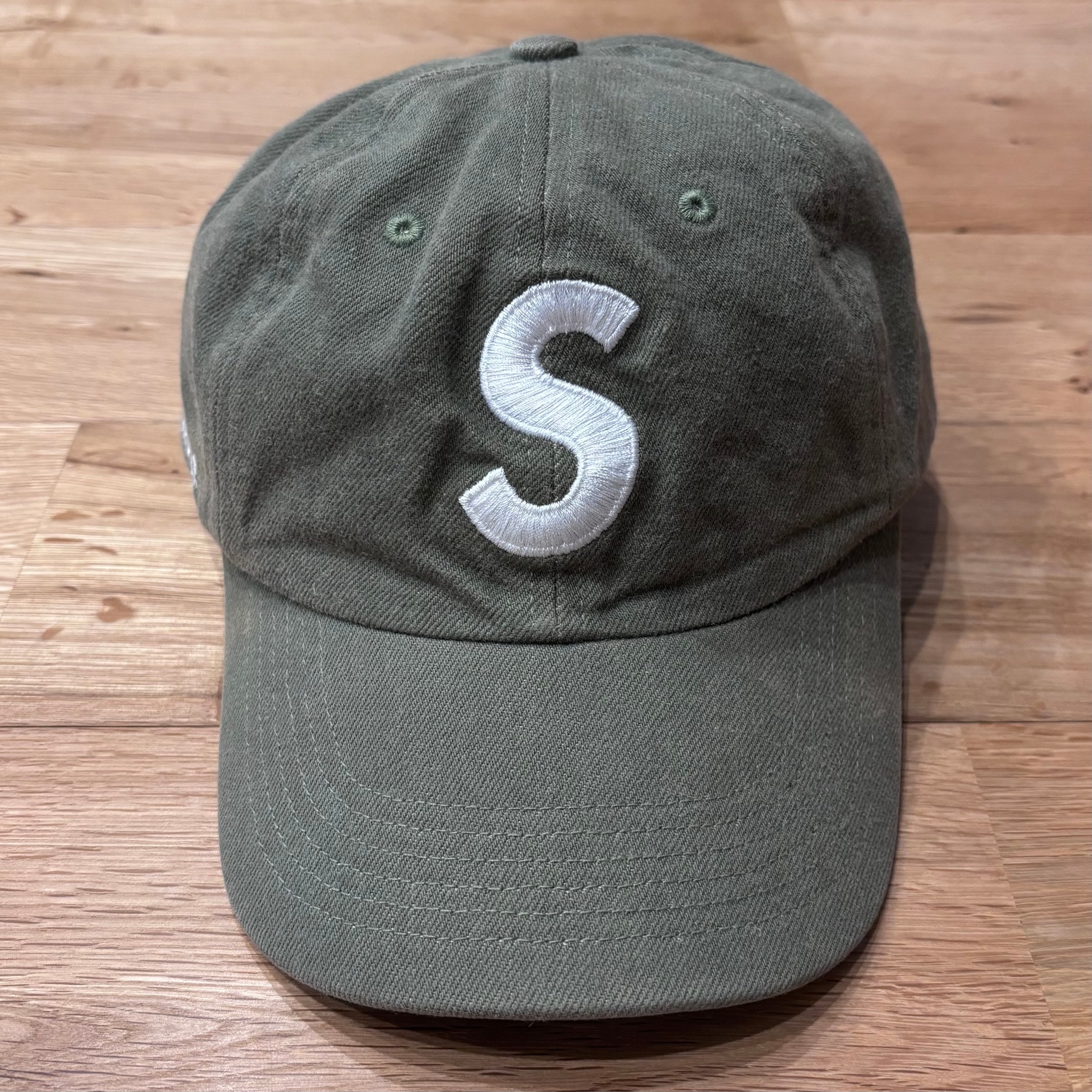 Supreme Kevlar Denim S Logo 6-Panel "Olive"