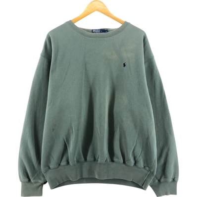 古着 ラルフローレン Ralph Lauren POLO by Ralph Lauren ワンポイントロゴスウェットシャツ トレーナー メンズL相当/eaa526458