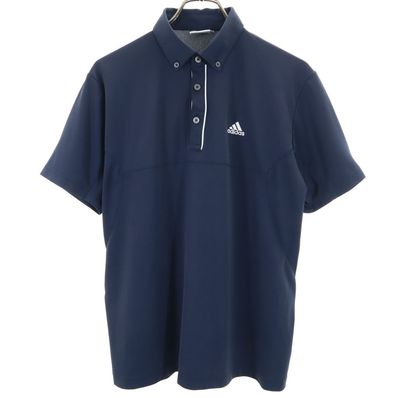 adidas ゴルフ 半袖 ボタンダウン ポロシャツ