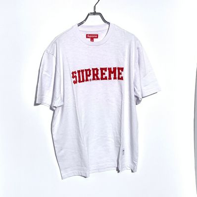 Supreme Twill Applique S/S Top "White"