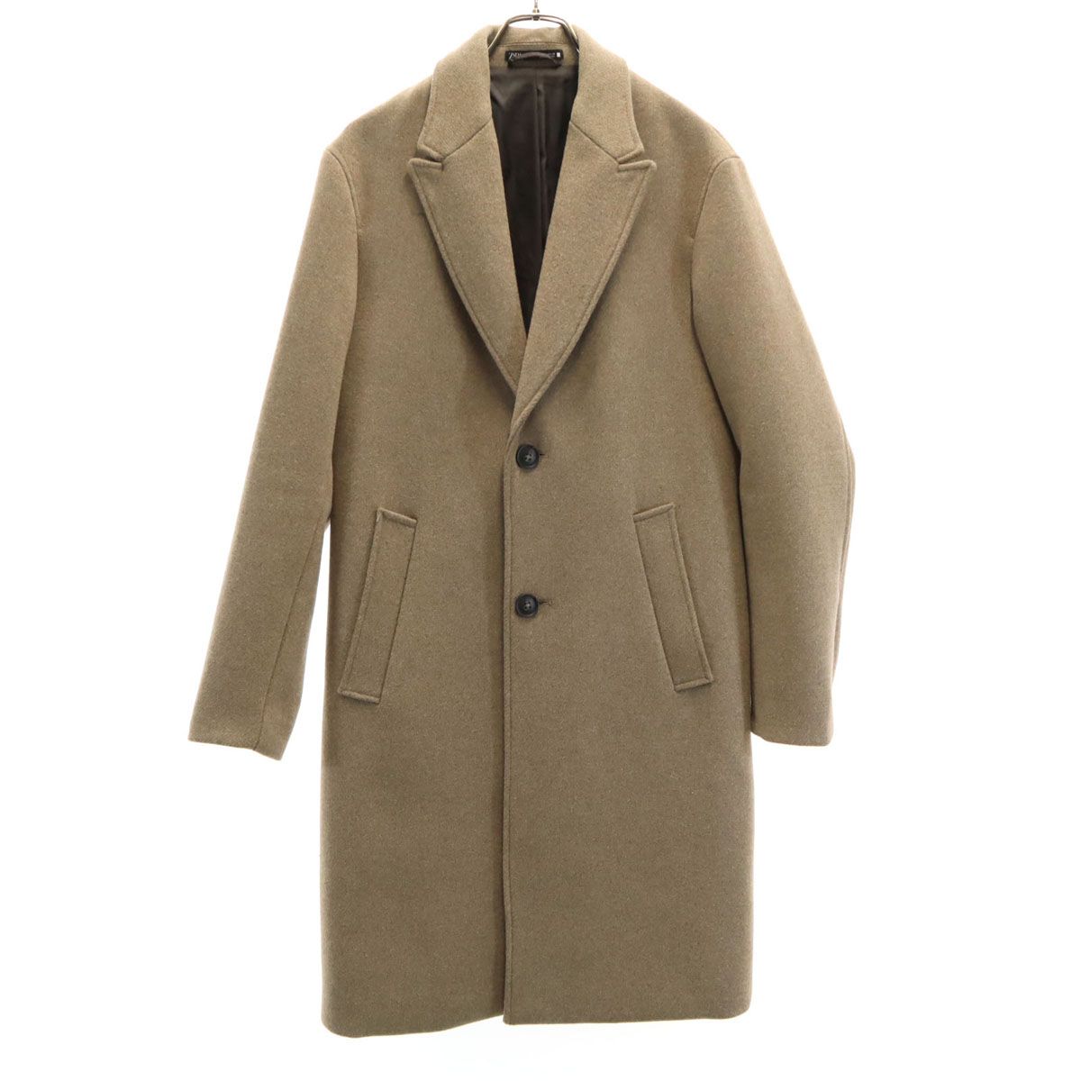 ZARA ザラ チェスターコート S ベージュ