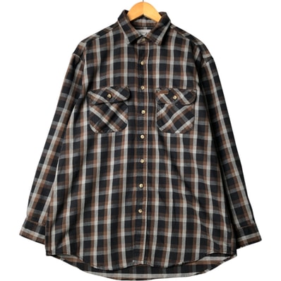 古着 00年代 カーハート Carhartt 長袖 フランネルチェックシャツ メンズL相当/eaa575954