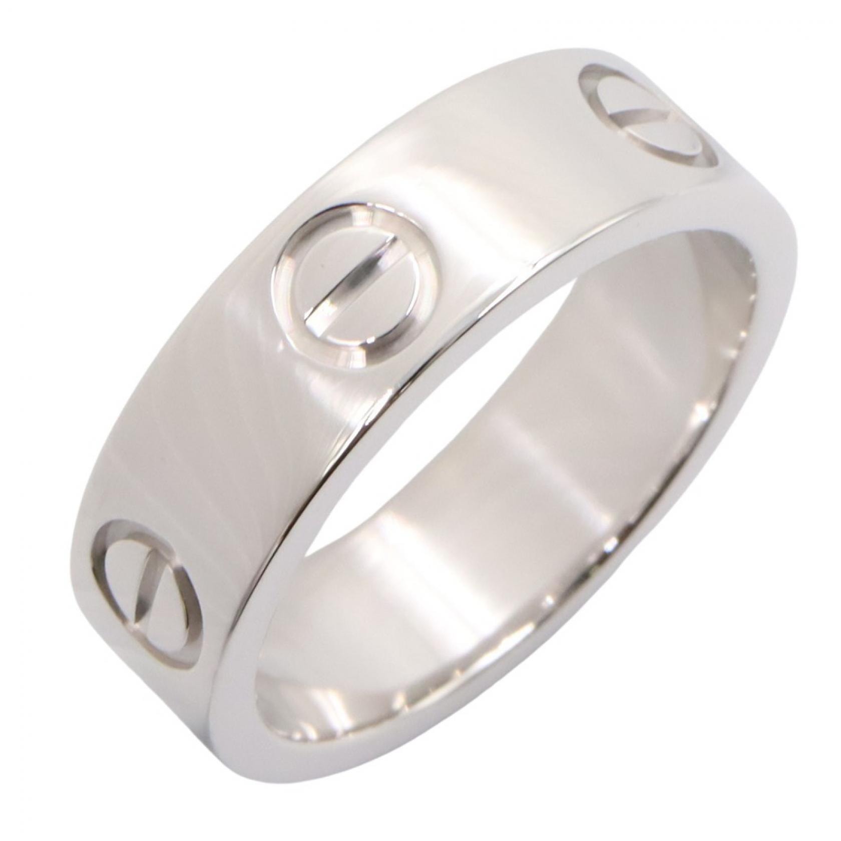 カルティエ CARTIER ラブリング リング・指輪 ジュエリー K18WG(ホワイトゴールド) レディース シルバー系 B4084700 【中古】