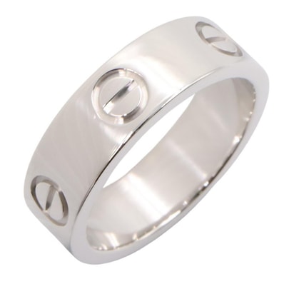 カルティエ CARTIER ラブリング リング・指輪 ジュエリー K18WG(ホワイトゴールド) レディース シルバー系 B4084700 【中古】