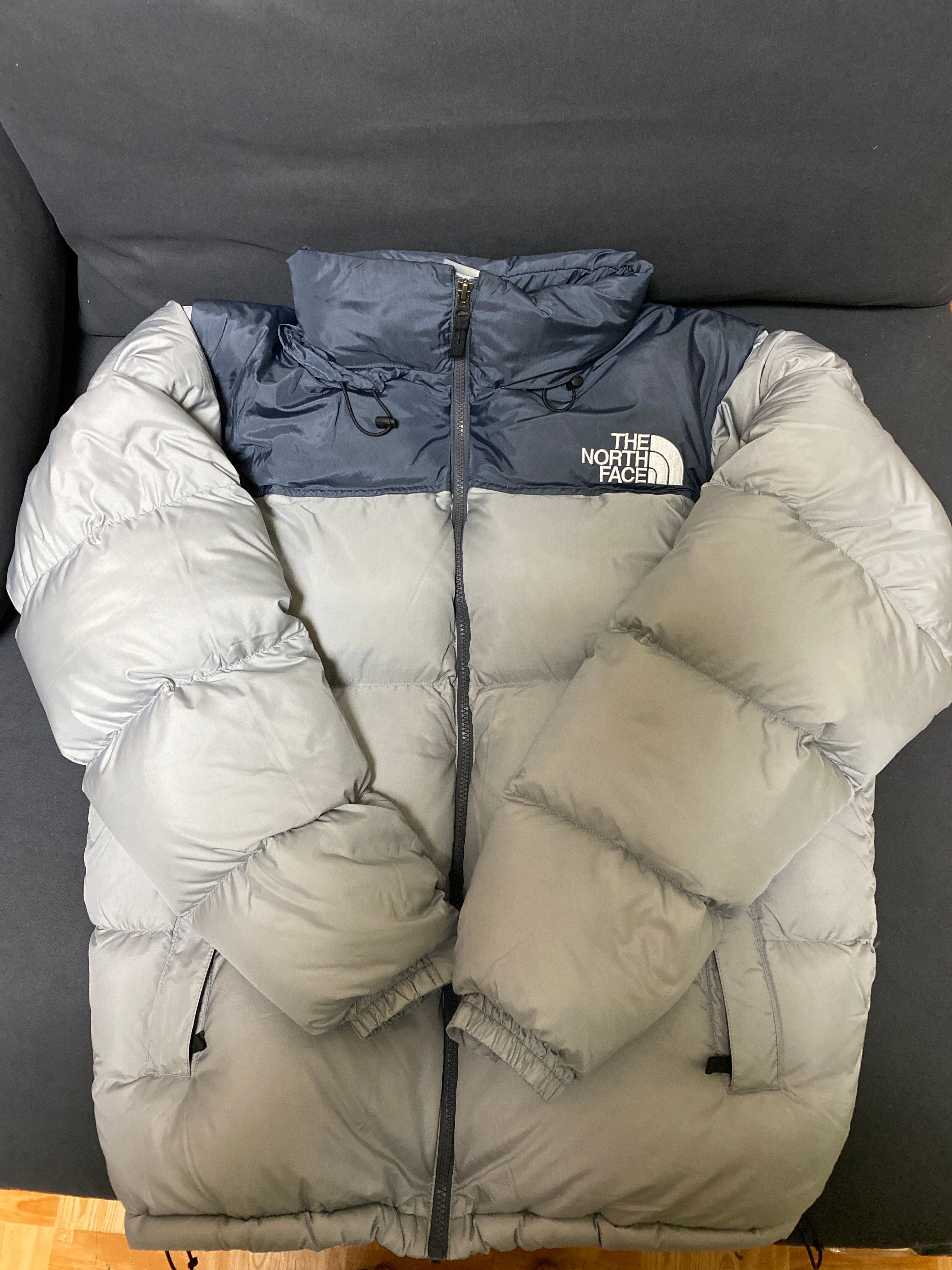 The North Face Nuptse Jacket 2022 "Vanadis Grey/Merde Grey"