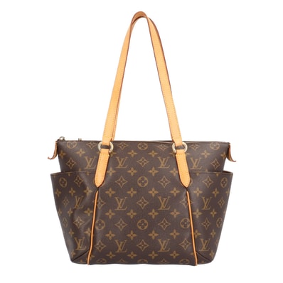 ルイヴィトン トータリーPM モノグラム トートバッグ モノグラムキャンバス M56688 ブラウン レディース LOUIS VUITTON 中古
