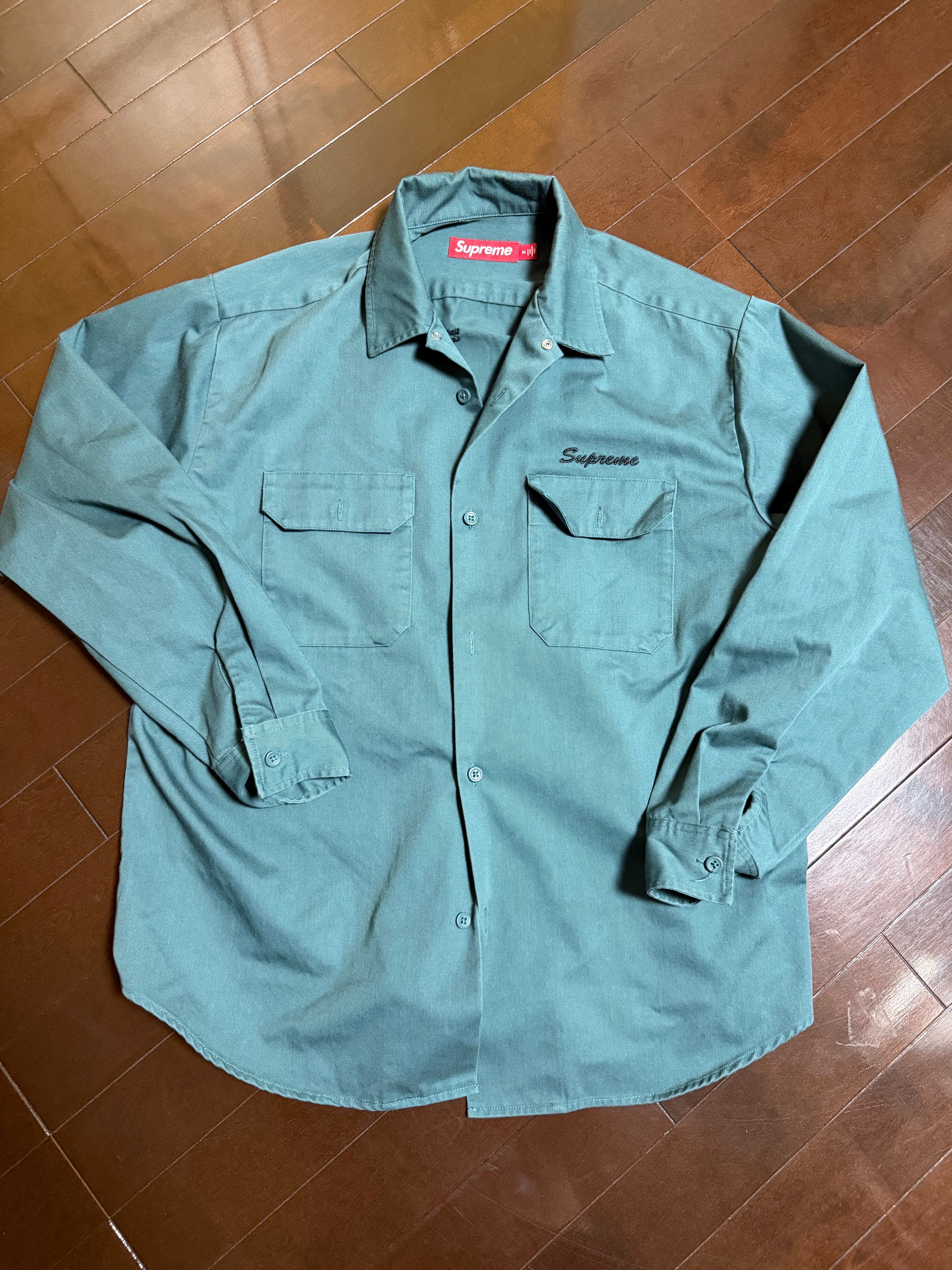 Supreme Our Lady Work Shirt "Work Green"