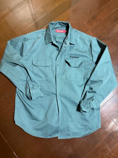 Supreme Our Lady Work Shirt "Work Green"