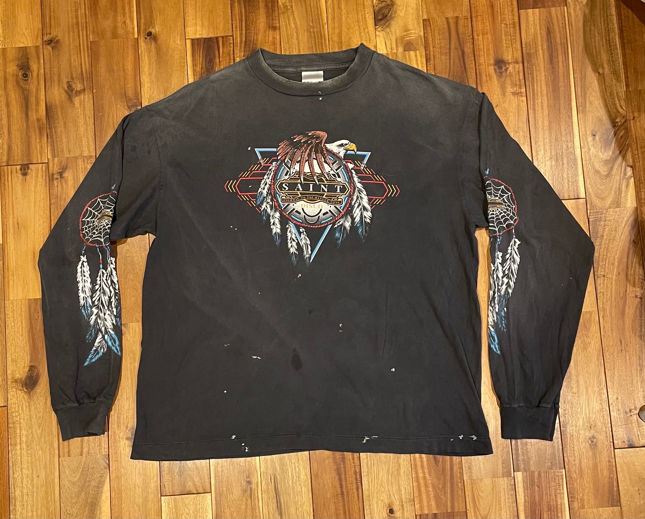 SAINT Mxxxxxx x TEFLON DISCO LS Tee Saint Disco "Black"