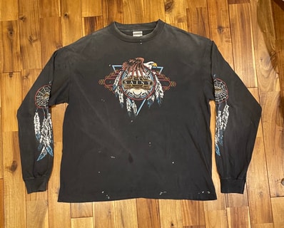 SAINT Mxxxxxx x TEFLON DISCO LS Tee Saint Disco "Black"