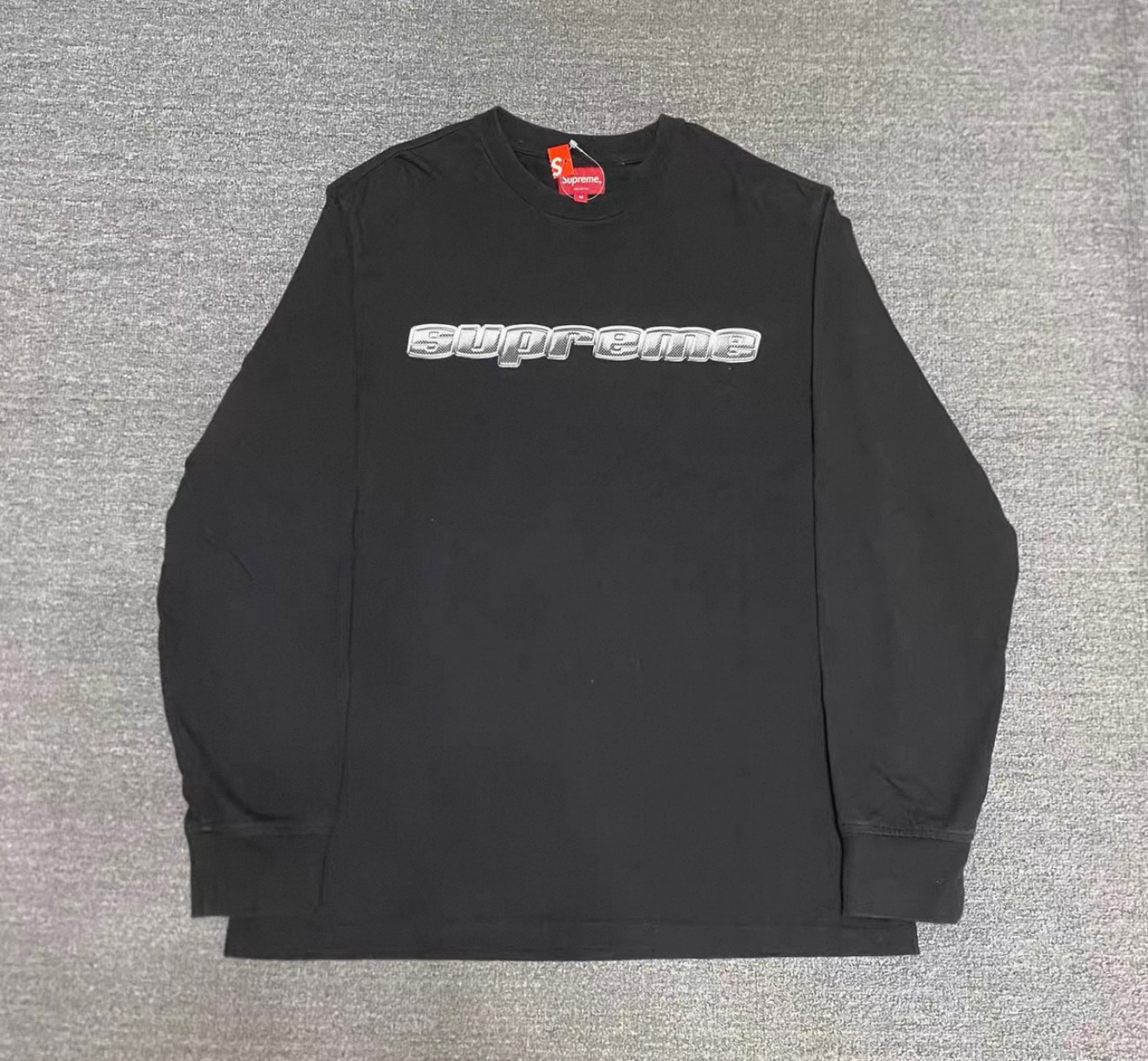SUPREME シュプリームプリントロングスリーブ T‐シャツ 長袖トップス メンズ ロンT