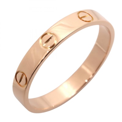 カルティエ CARTIER ミニラブリング リング・指輪 ジュエリー K18PG(ピンクゴールド) メンズ レディース ゴールド系 B4085200 【中古】