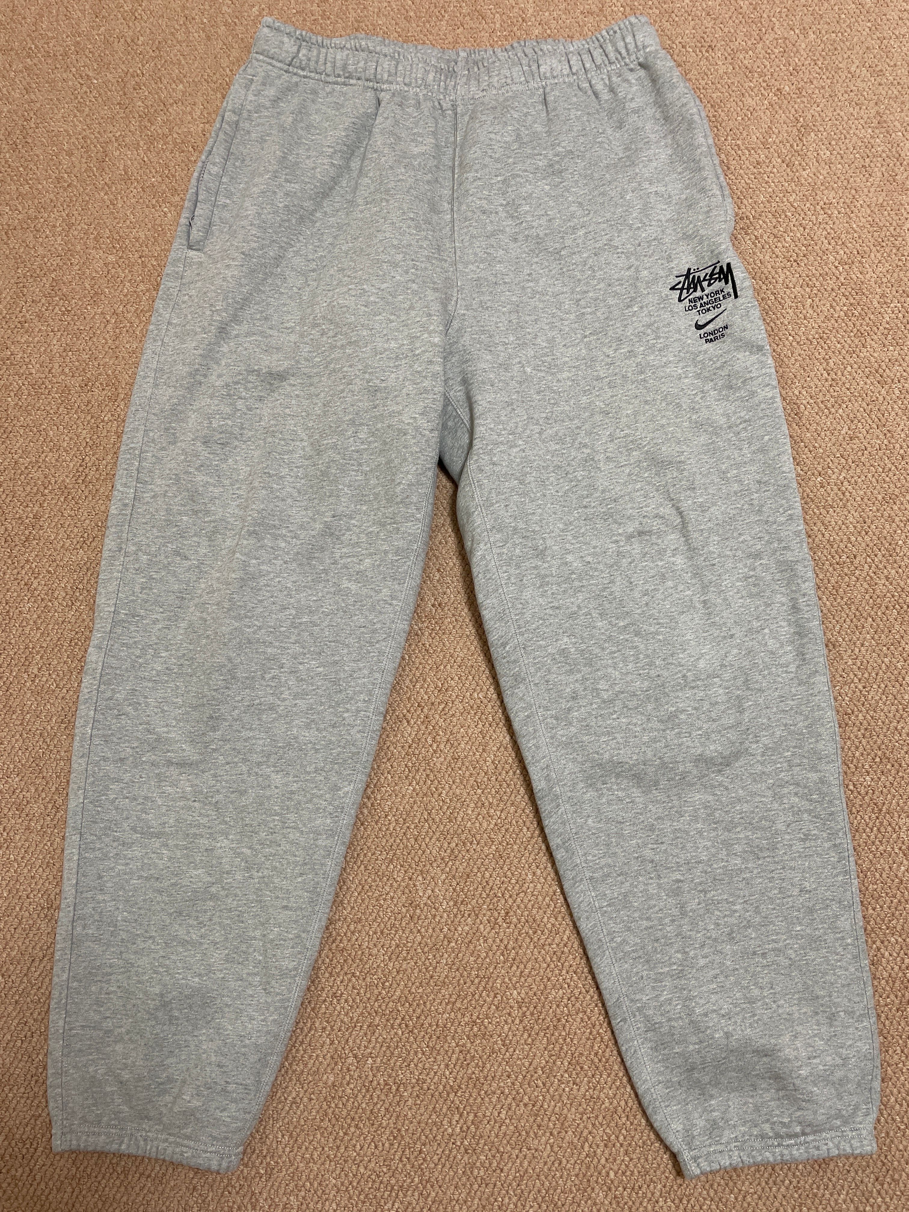 Nike x Stussy International Sweatpants (US Size) "Grey" DC4227-050