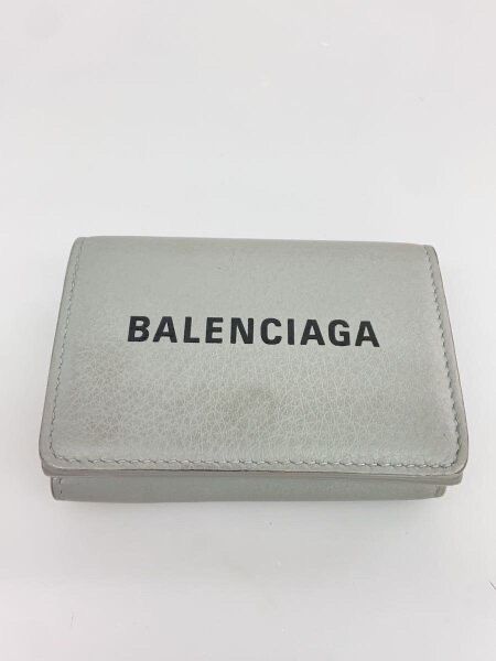 【専用】　美品　バレンシアガ　エブリディ　三つ折り財布　シルバー　メタル バレンシアガ 三つ折り財布 シルバー エブリデイ ユニセックス