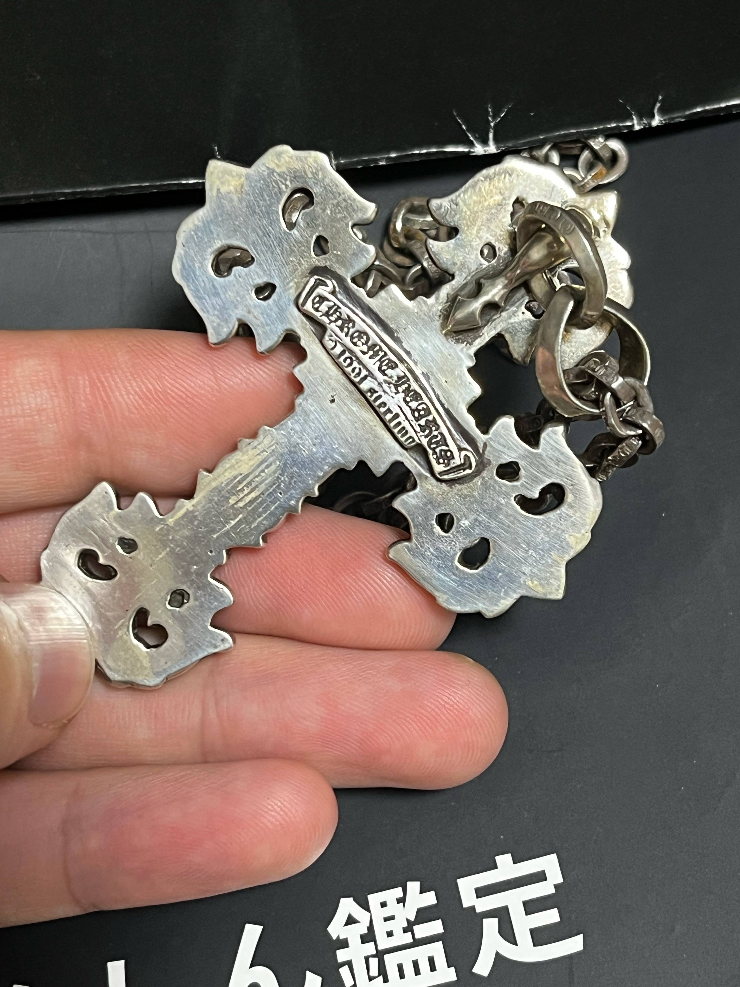 Chrome Hearts Filigree Cross L Pendant Bale "Silver"