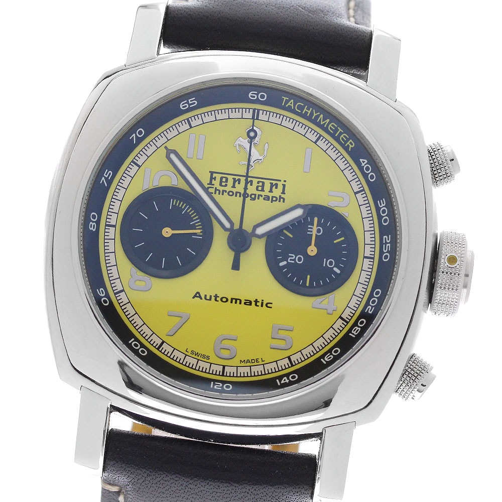 パネライ フェラーリ グランツーリズモ クロノグラフ メンズ 【中古】
