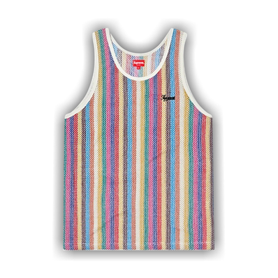 Supreme Knit Stripe Tank Top "Multi"