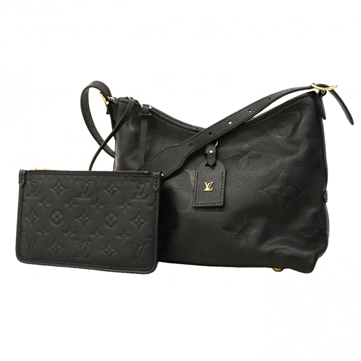 ★最終価格★SALE【6ce6276】ルイヴィトン ショルダーバッグ モノグラム・アンプラント キャリーオールジップNMPM M46288 ノワール【中古】レディース