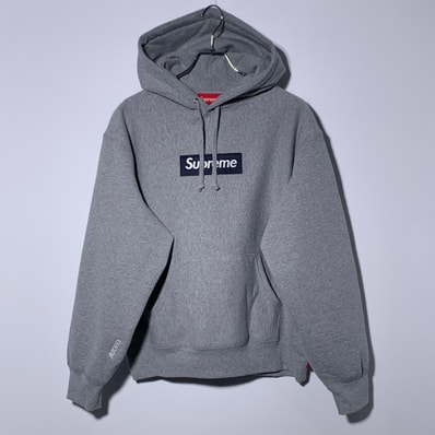 Supreme Box Logo Hooded Sweatshirt (25FW) "Heather Grey"
