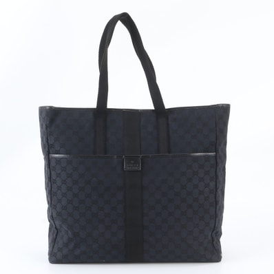 ■美品 グッチ GGキャンバス 90481 トート バッグ