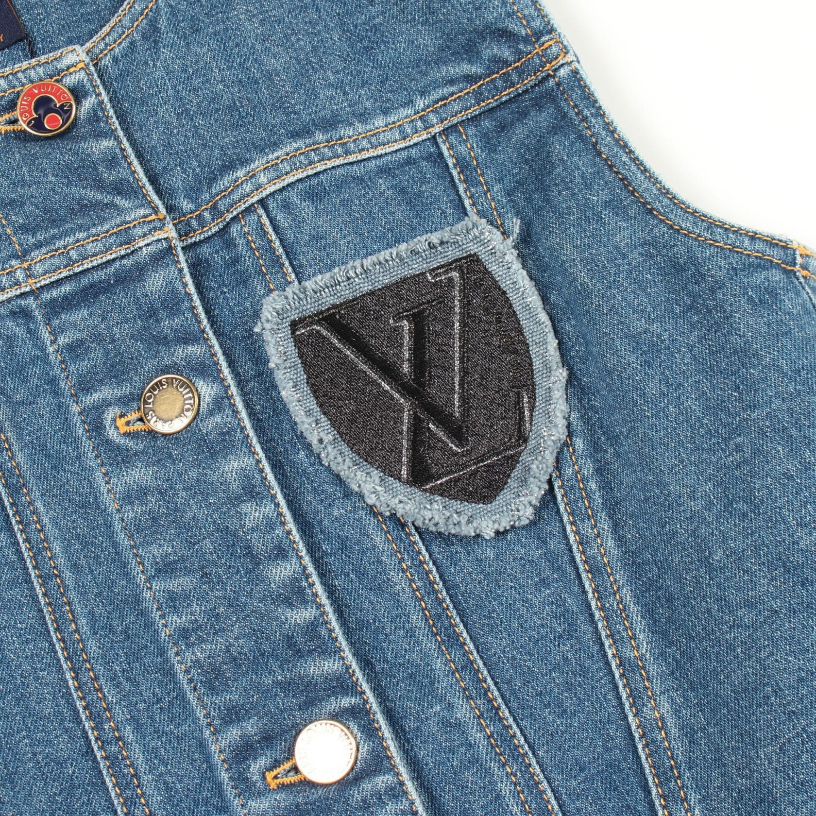 A (未使用に近い)】ルイ・ヴィトン LOUIS VUITTON ノースリーブ デニム