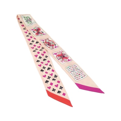 エルメス JEU DE CARTES ツイリー 063169S スカーフ