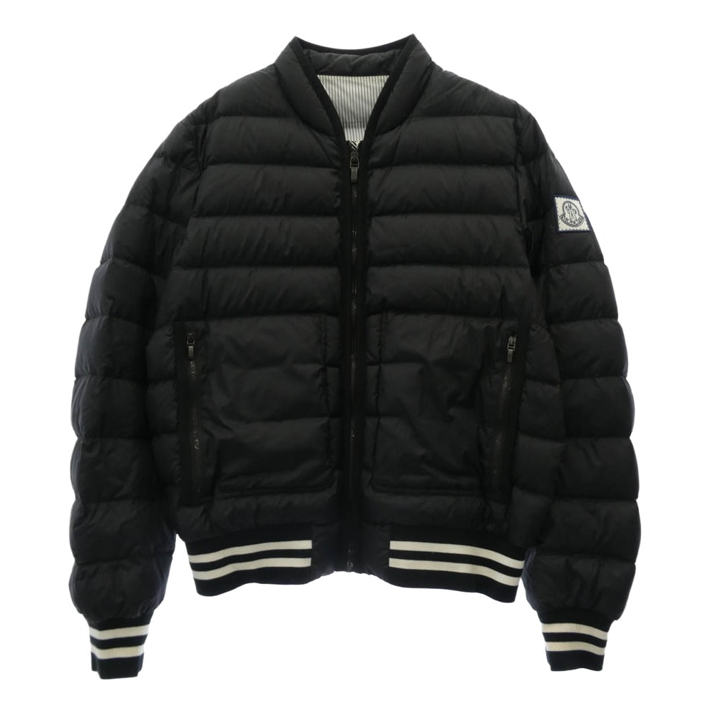 MONCLER モンクレール ジャケット B13914039880 MONCLER GAMME BLEU GIUBBINO モンクレール ガムブルー  ダウンジャケット ブラック系 4【中古】