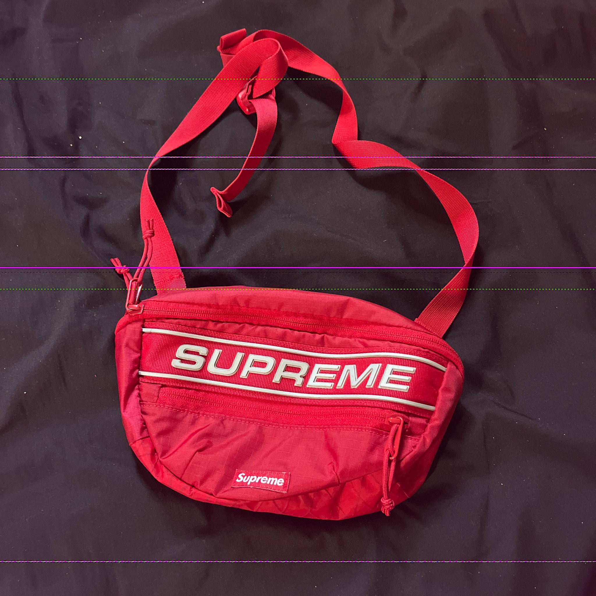 Supreme Waist Bag 2023FW "Red"