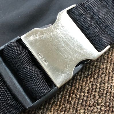 PRADA Nylon Belt Bag "Black"