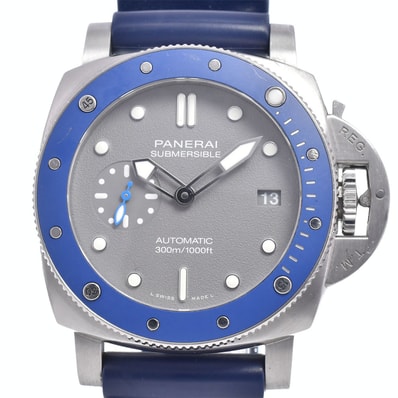 パネライ PANERAI PAM00927 サブマーシブル グレー 自動巻き メンズ 箱・保証書付き 腕時計 N#148757