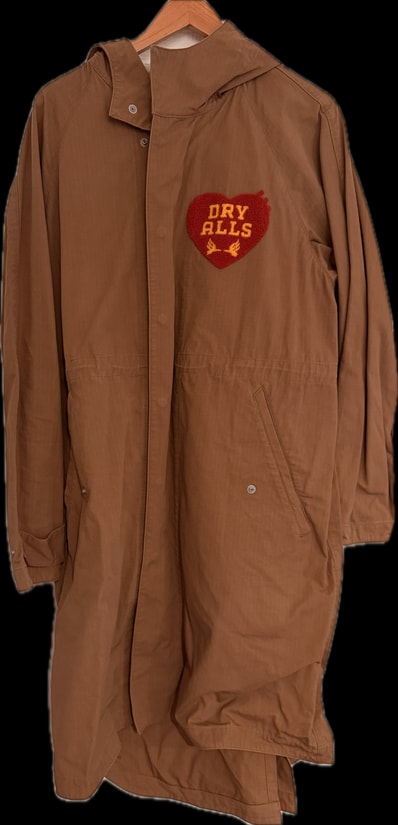 HUMAN MADE Military Hooded Coat "Beige"