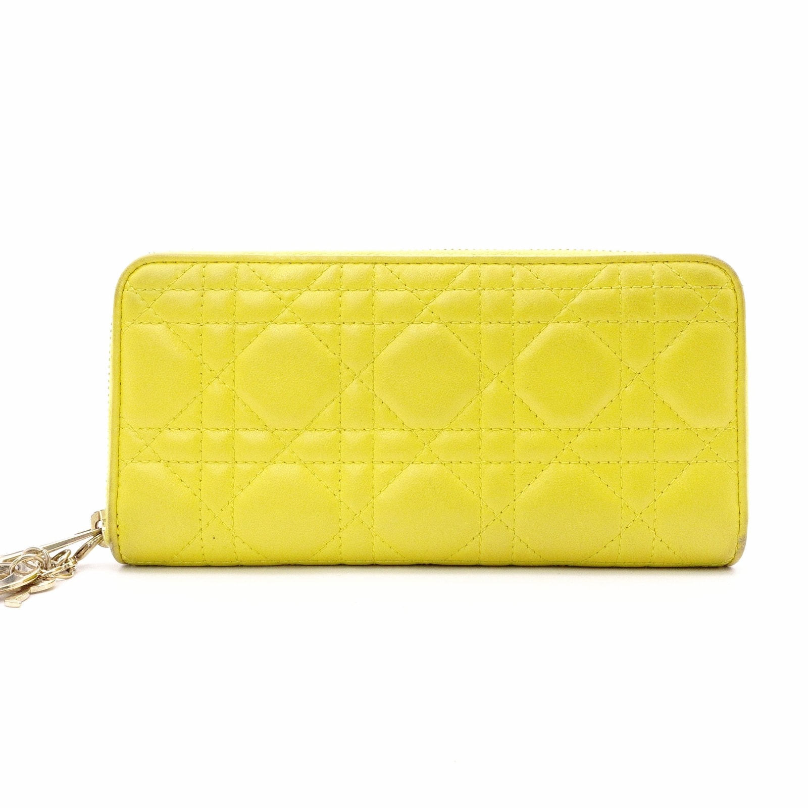 クリスチャンディオールヴォヤジュールウォレット レディ ディオール長財布