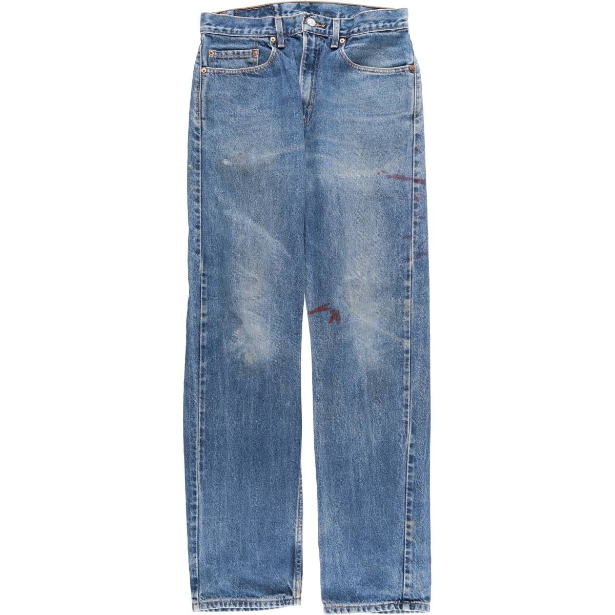 古着 00年代 リーバイス Levi's 505 REGULAR FIT STRAIGHT LEG テーパードデニムパンツ メンズw32相当/eaa615301