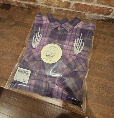 Supreme x HYSTERIC GLAMOUR Plaid Flannel Shirt "Purple"