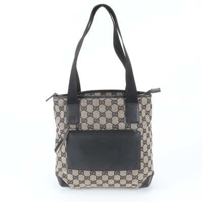 ■極美品 グッチ GGキャンバス 019 0402 トート バッグ