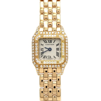 カルティエ ミニパンテール YG/2D WF3141B9 YG クォーツ