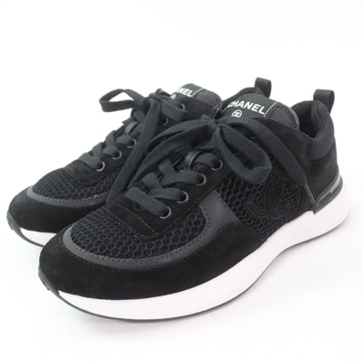 極美品 シャネル
ローカットスニーカー ブラック レディース 36 22P G38800