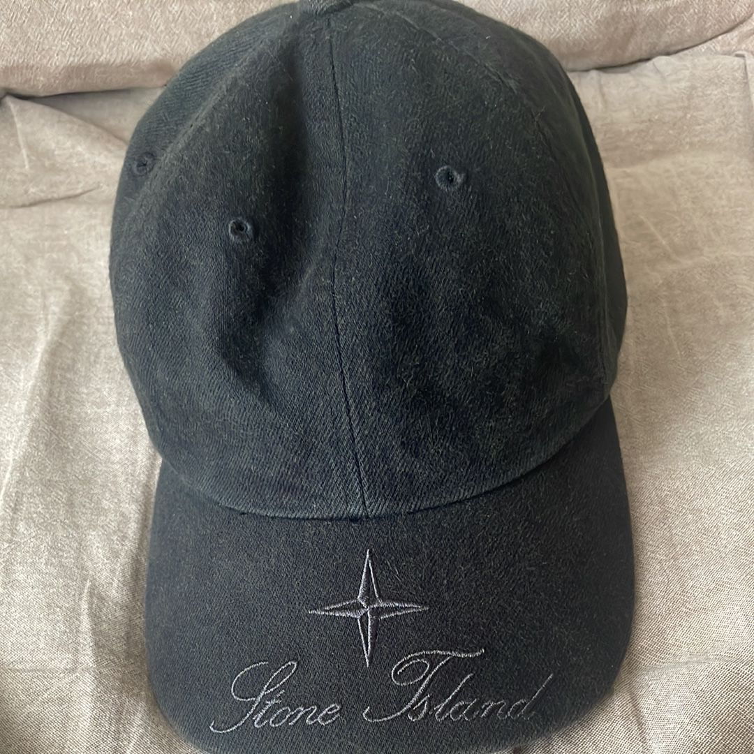 Supreme / Stone Island Denim 6-Panel "Black"