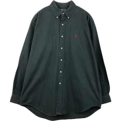 古着 ラルフローレン Ralph Lauren BLAIRE 長袖 ボタンダウンシャツ メンズXL相当/eaa678452
