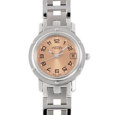 HERMES エルメス クリッパー CL4.210 ステンレススチール【中古】