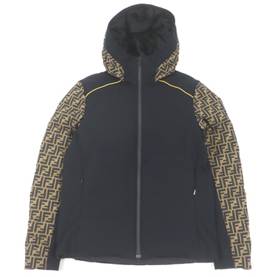 美品 フェンディ
ダウンジャケット ブラウン ブラック メンズ 46 FAA641