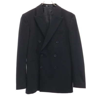ZARA ザラ テーラードジャケット 48 ブラック