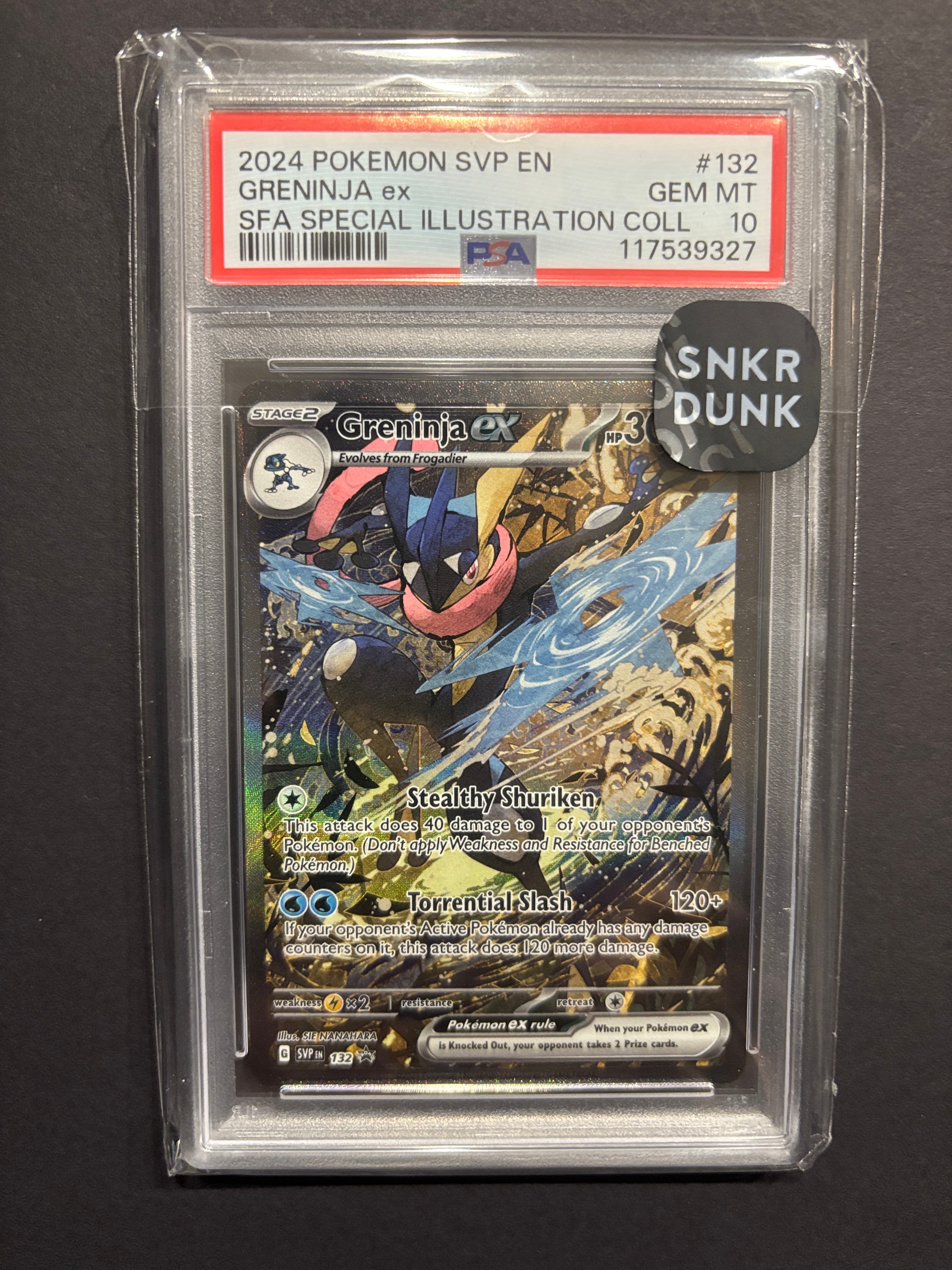 ゲッコウガex P [SVP EN 132]【英語版】(スカーレット&バイオレット「シュラウデッドフェイブル ゲッコウガex スペシャルイラストレーション コレクション」)