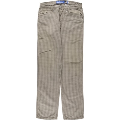 古着 90年代 リーバイス Levi's SILVER TAB シルバータブ RELAXED チェック柄 コットンパンツ カナダ製 メンズw32相当 ヴィンテージ/eaa658385