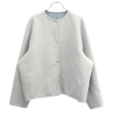 エルメス HERMES ジャケット 衣料品 アウター カシミヤ レディース グレー系 【中古】